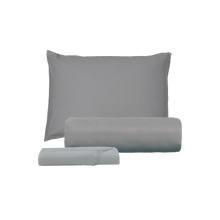 Bettwäsche-Set aus gekämmter Baumwolle Altenburg - Grau