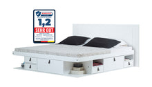 Bett mit Stauraum BALI + Lattenrost (mit oder ohne Kopfende)