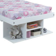 Funktionsbett Bali 90x190 cm - Einzelbett mit Bettkasten und viel Stauraum - Inkl. Lattenrost - Memomad