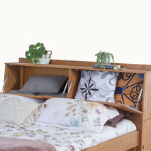 Set AMALFI: Bett mit Bettkasten + Kopfteil mit Stauraum - Memomad