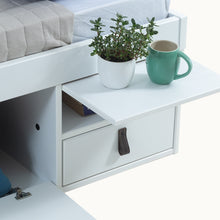 Funktionsbett Bali 140x190 cm - Bett mit Bettkasten und viel Stauraum - Inkl. Lattenrost - Memomad