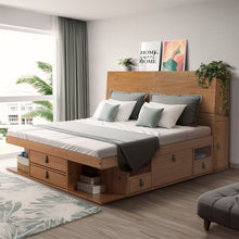 Funktionsbett Bali 180x200 cm - Bett mit Bettkasten und viel Stauraum