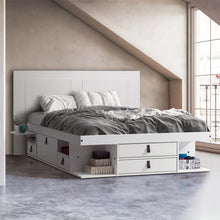 Funktionsbett Bali 180x200 cm - Bett mit Bettkasten und viel Stauraum