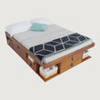 Funktionsbett Bali 140x190 cm - Bett mit Bettkasten und viel Stauraum - Inkl. Lattenrost - Memomad